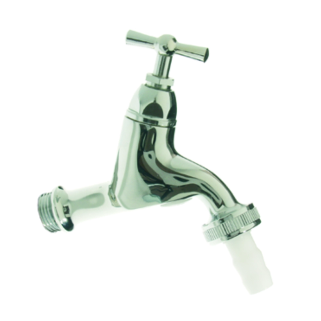 VSH - Robinet cu aerator NEN DA, cu racord furtun, PN10, 65°C, DN15–DN20