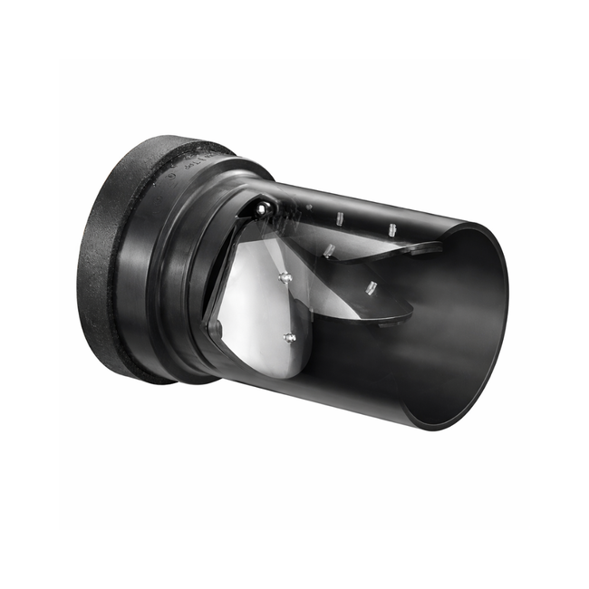 HAAS - Clapetă anti-retur / opritor corpuri străine pentru racord WC, sudabil, DN 90