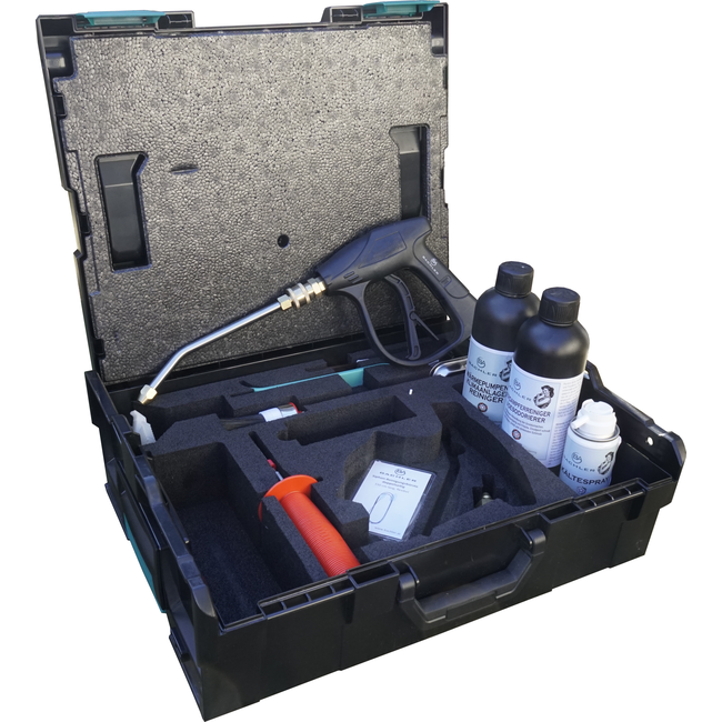 BACHLER - Set profesional de mentenanță pentru aparate de aer condiționat și pompe de căldură în L-BOXX