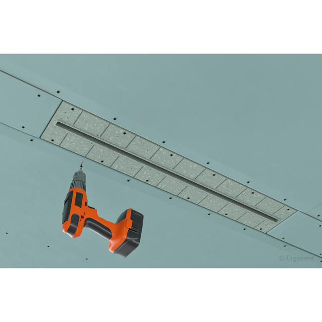 Anemostat - ERGOVENT LINEO PRO PROFILE cu 1 fantă