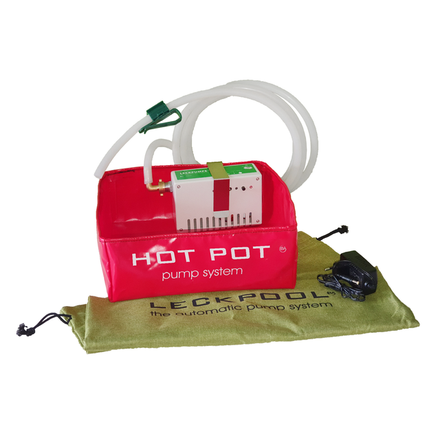 BACHLER - Sistem HOT POT pentru colectarea și evacuarea scurgerilor, cu pompă controlată electronic și acumulator