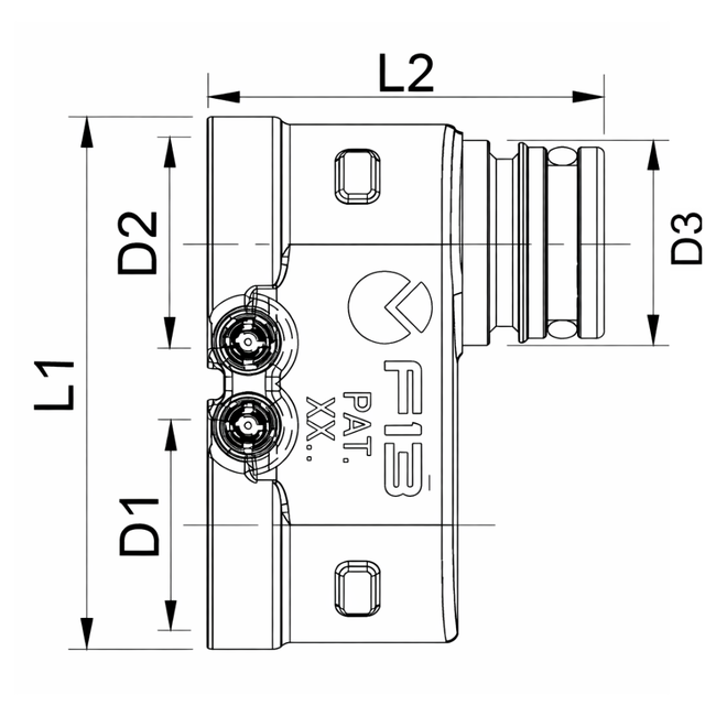 Racord rapid ramificație dublă Twin TECO FASTEC® F13F x F13F x F13M