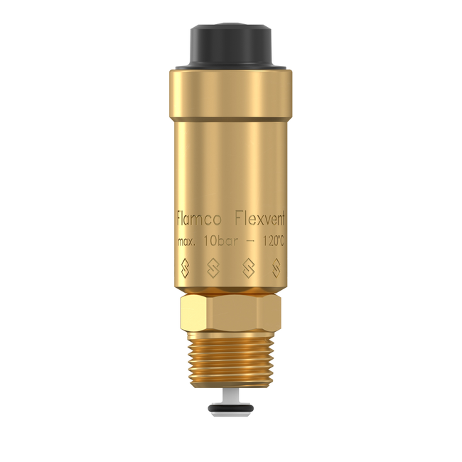 Flamco - Aerisitor automat Flexvent E R 1/2" (cu ventil de izolare)