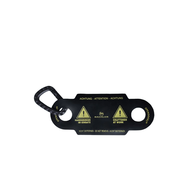 BACHLER - Blocator flexibil pentru uși OpenDoors, set 3 bucăți cu carabiniere