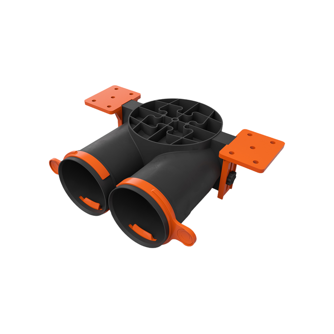 Plenum - ERGOVENT AERO-PRO 2x75 DN 125