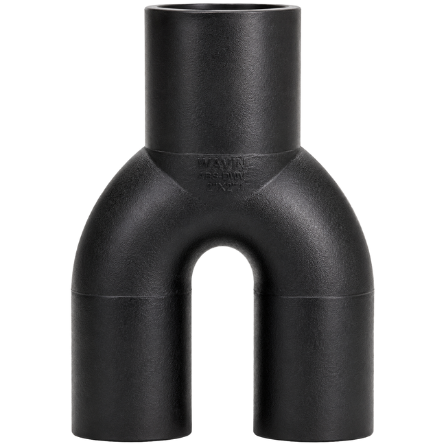 ASPOL - Ramificație Y redusă electrofuziunală HDPE100, Ø40 × Ø32 × Ø32 mm