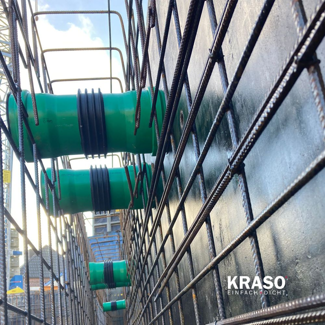 KRASO - Piesă de trecere etanșă prin perete Type B, pentru țevi KG 2000