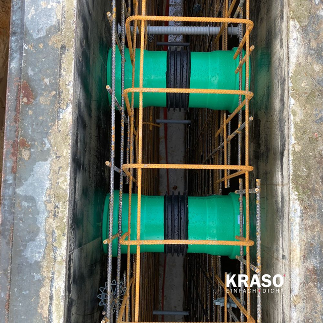 KRASO - Piesă de trecere etanșă prin perete Type B, pentru țevi KG 2000