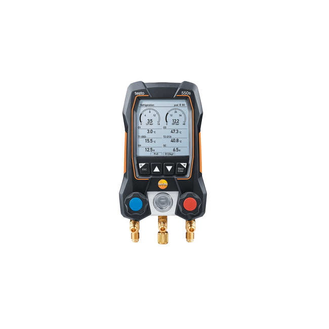 testo 550s Set Smart - Manifold digital inteligent cu sonde de temperatură wireless
